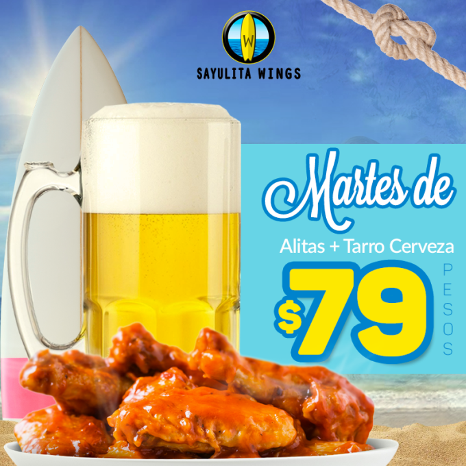 Sayulita | Wings | Alitas | Cerveza | Beer | Bar | Puerto | Vallarta