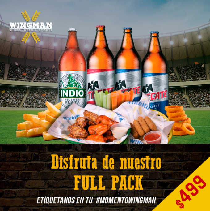Wingman | alitas | wings | cerveza | beer | nachos | tragos | domicilia | comoda | bar | sport | restaurant